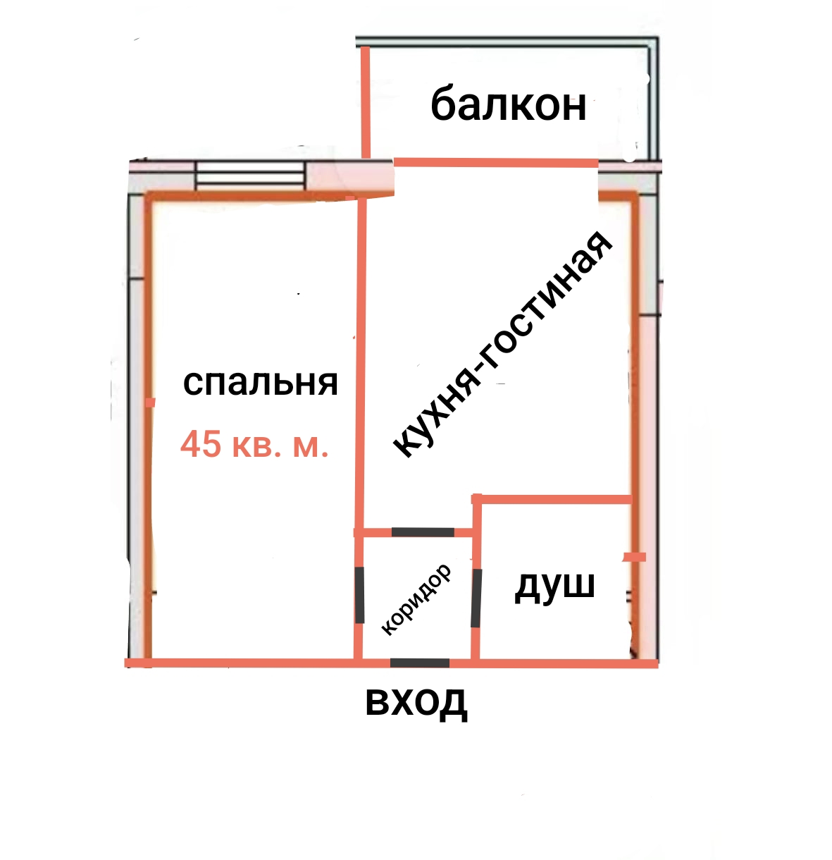 Рядом с ж/д вокзалом: отдельная спальня, подвесной шар, закрытый двор